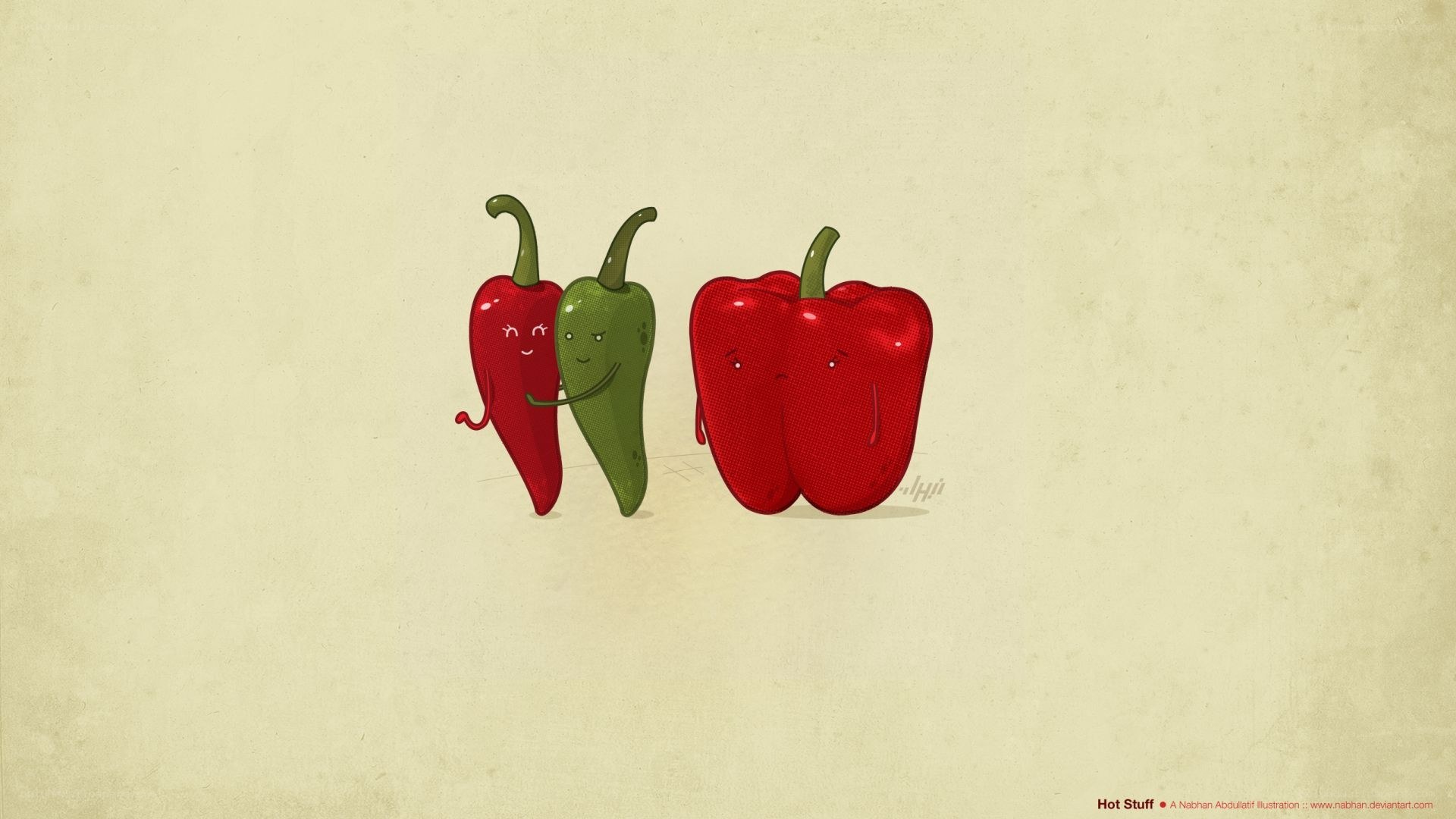 Pepper characters illustration