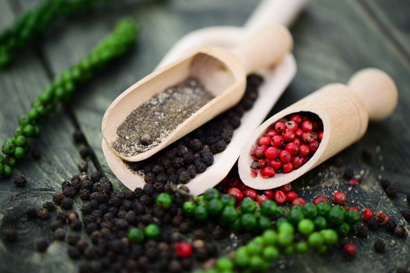 Peppercorns in Scoops