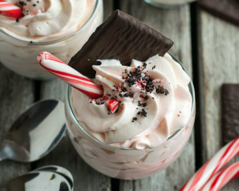 Peppermint Dessert in Glass