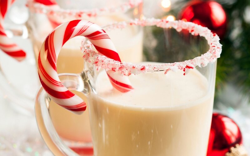 Peppermint Drink in Glass