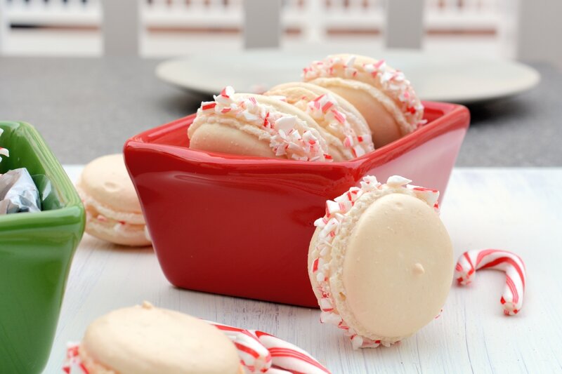 Peppermint Macarons — Red
