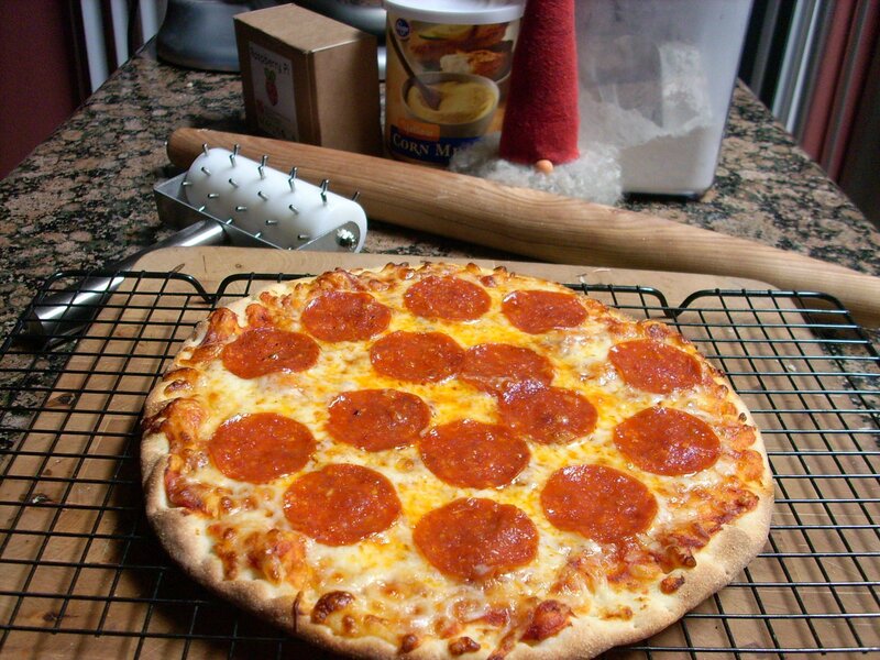 Pepperoni Pizza — Brown, Homely