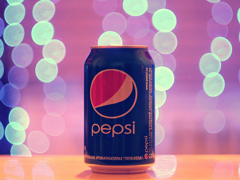 Pepsi Can on Surface