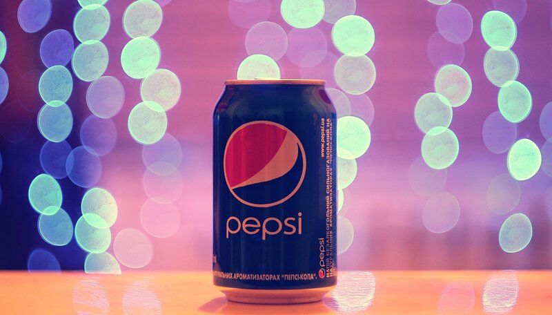 Pepsi Can on Table