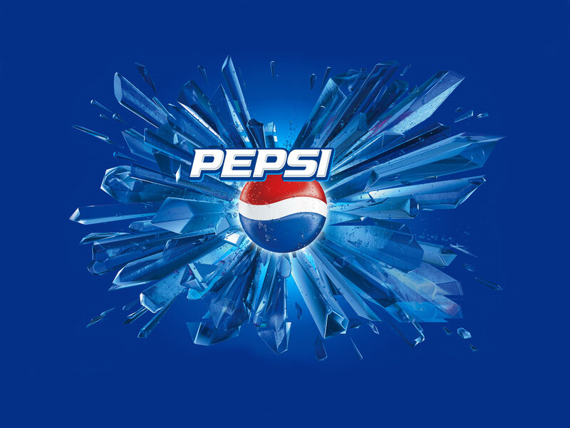 Pepsi Logo Explosion