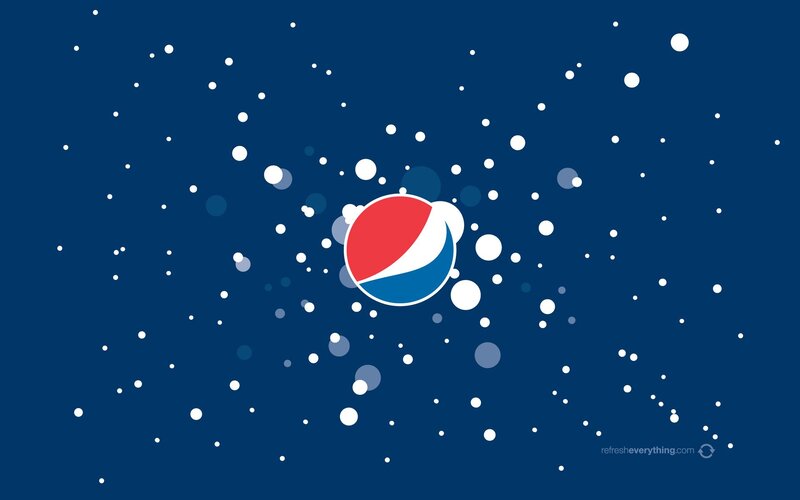 Pepsi Logo in Space