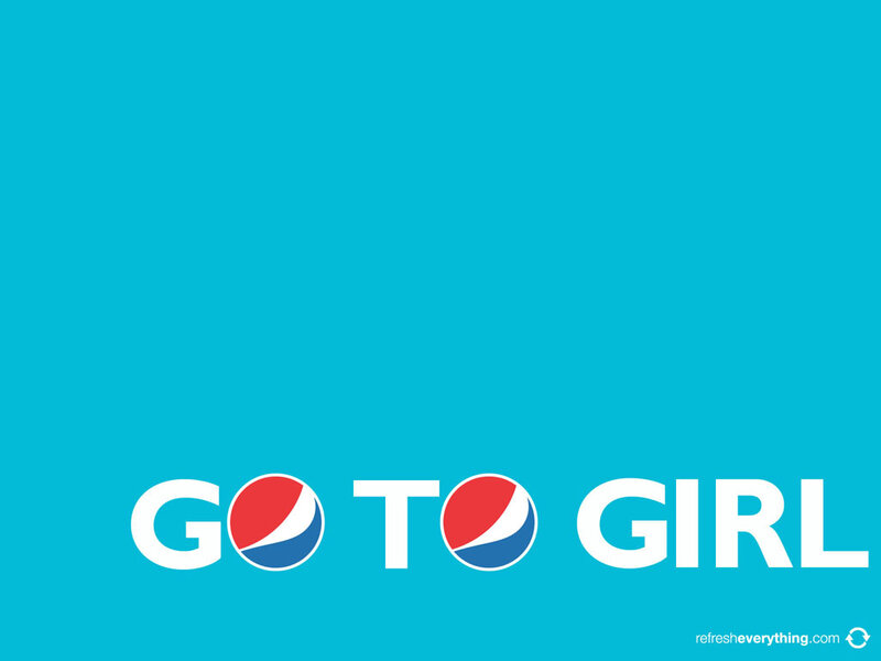 Pepsi Logo Text — Blue, Clean, Bold