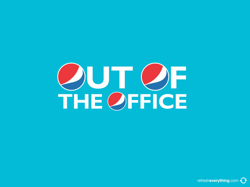 Pepsi Logo Text — Blue, Playful