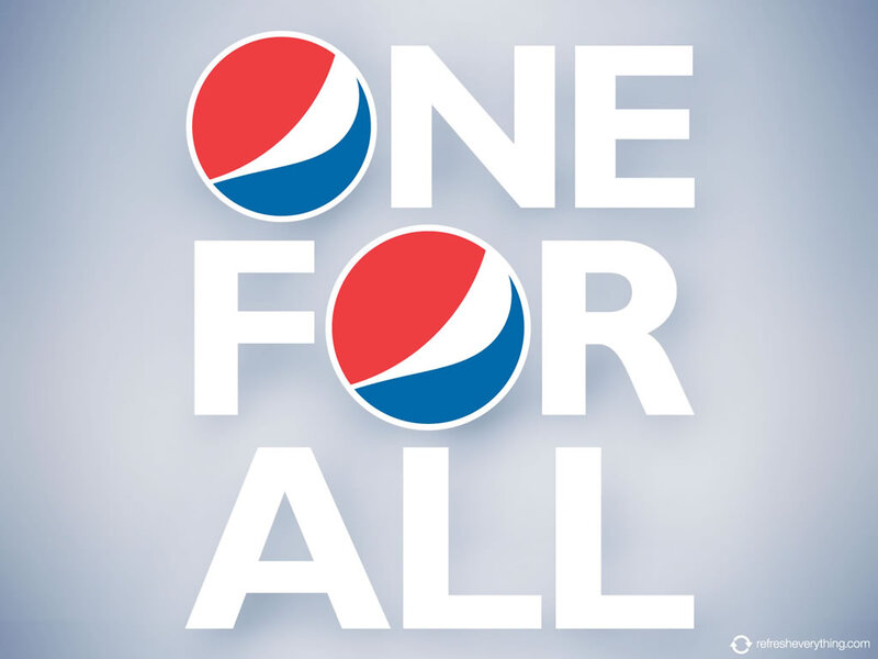 Pepsi Logo Text — White, Clean, Modern