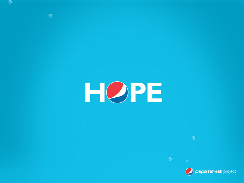 Pepsi Logo with Text — Blue
