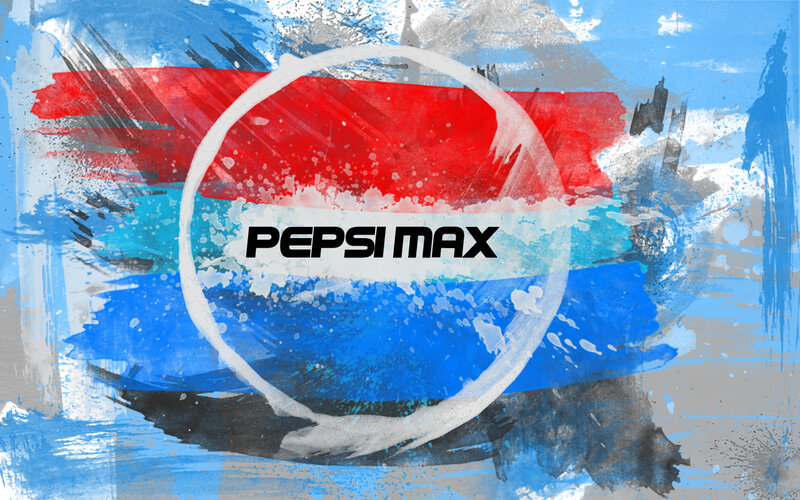 Pepsi Max abstract artwork