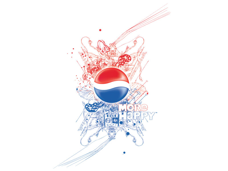 Pepsi More Happy design