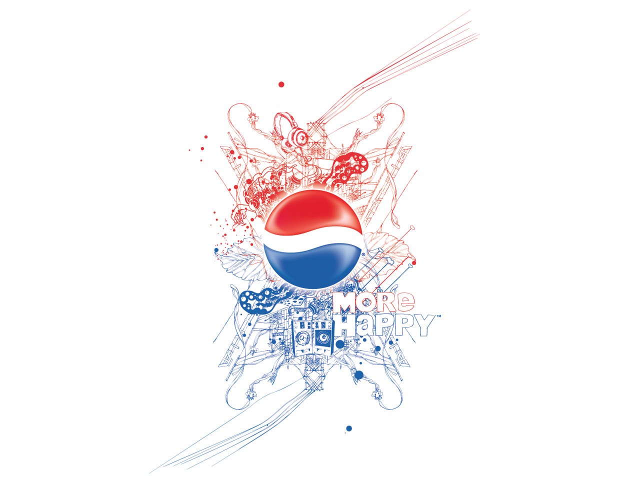 Pepsi More Happy design