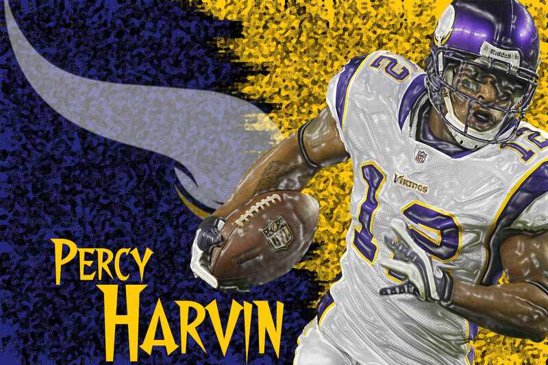 Percy Harvin in action
