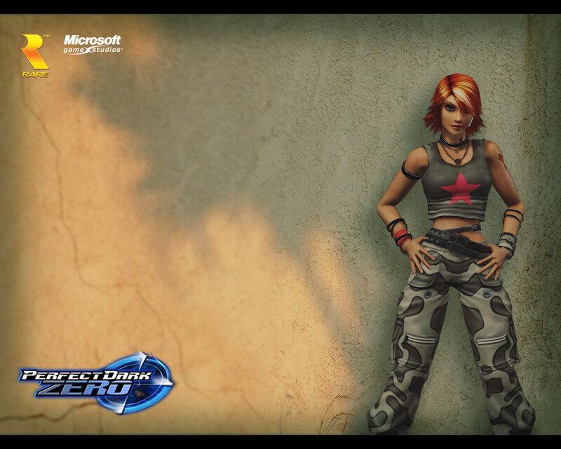 Perfect Dark Zero character wallpaper