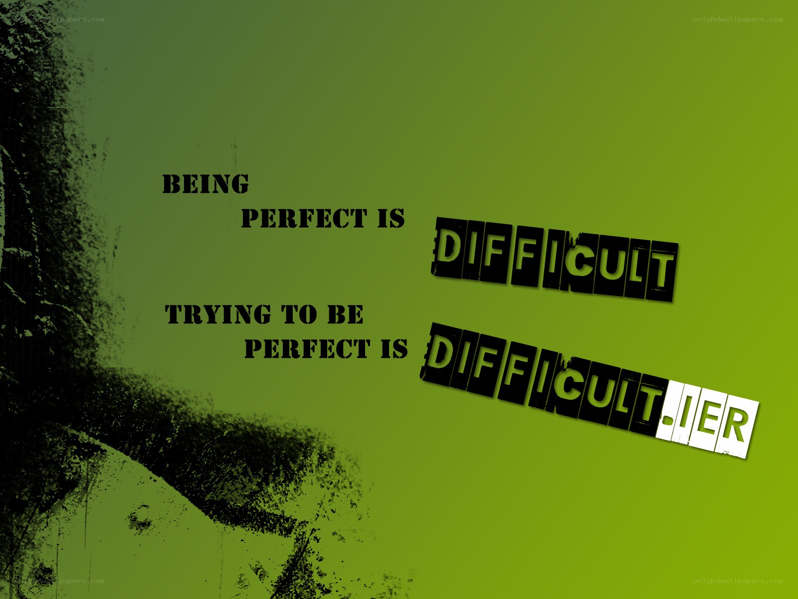 Perfection vs. Trying