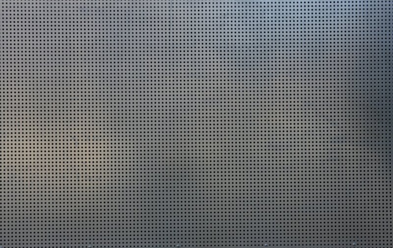 perforated metal panel texture