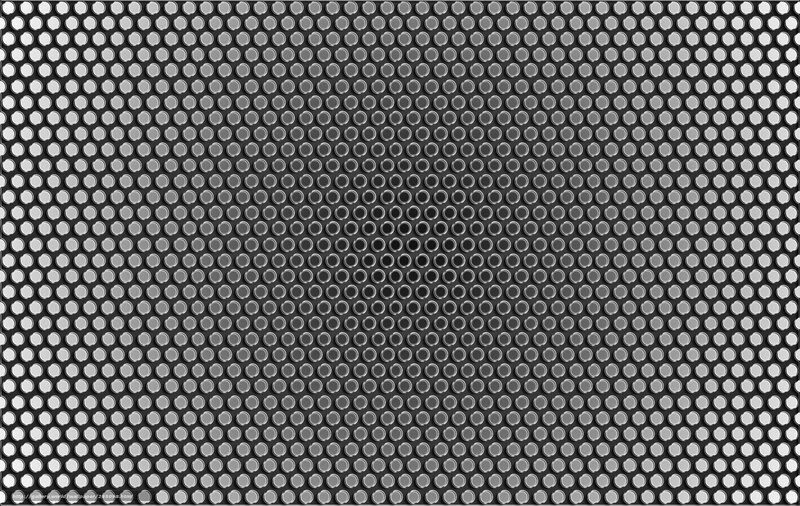 Perforated Metal Sheet — Black, Neutral