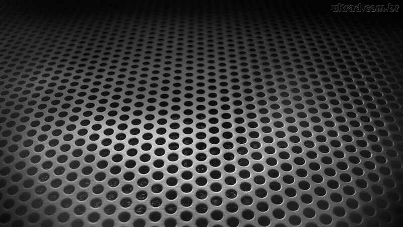 Perforated Metal Surface — Black