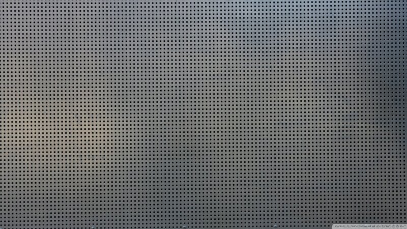 Perforated Metal Surface — Gray, Neutral, Abstract, Grid Pattern