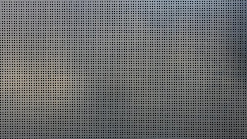 Perforated Metal Surface — Gray, Neutral, Abstract