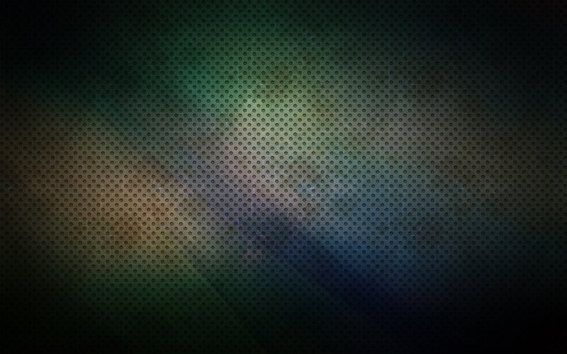 Perforated Metal Surface — Green