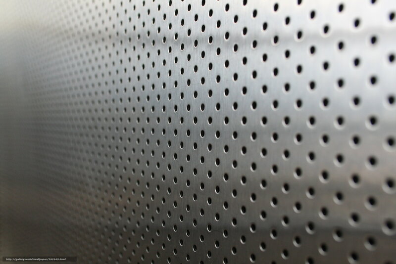 Perforated Metal Surface — Silver