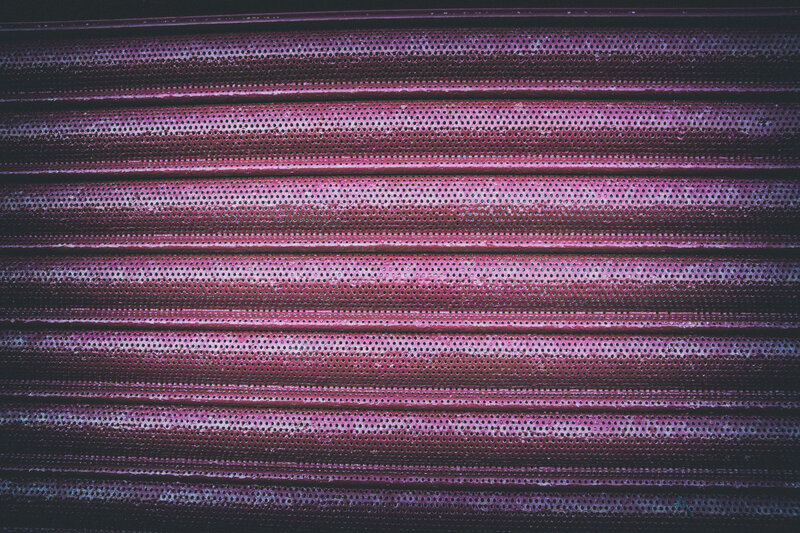 Perforated metal texture