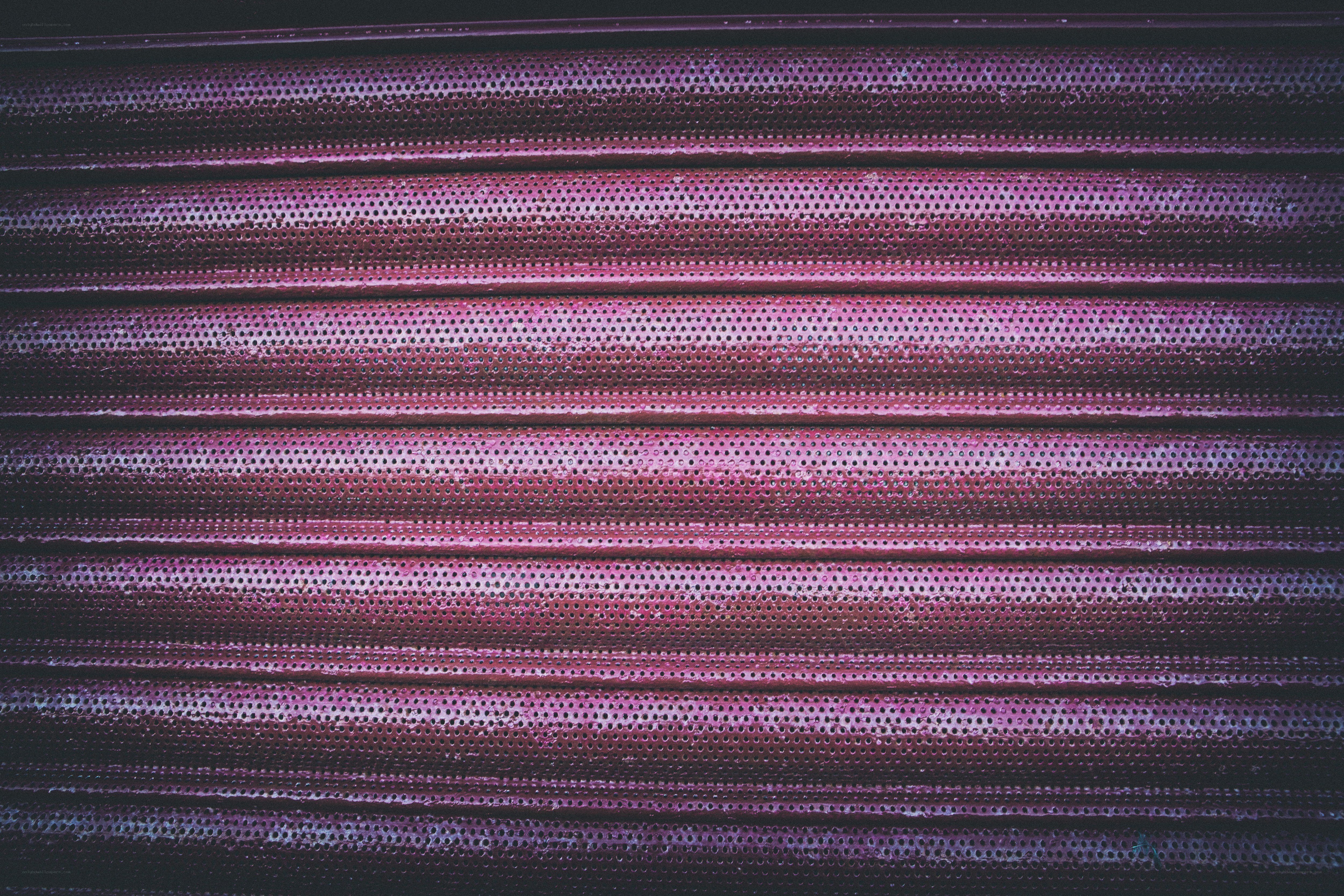 Perforated metal texture