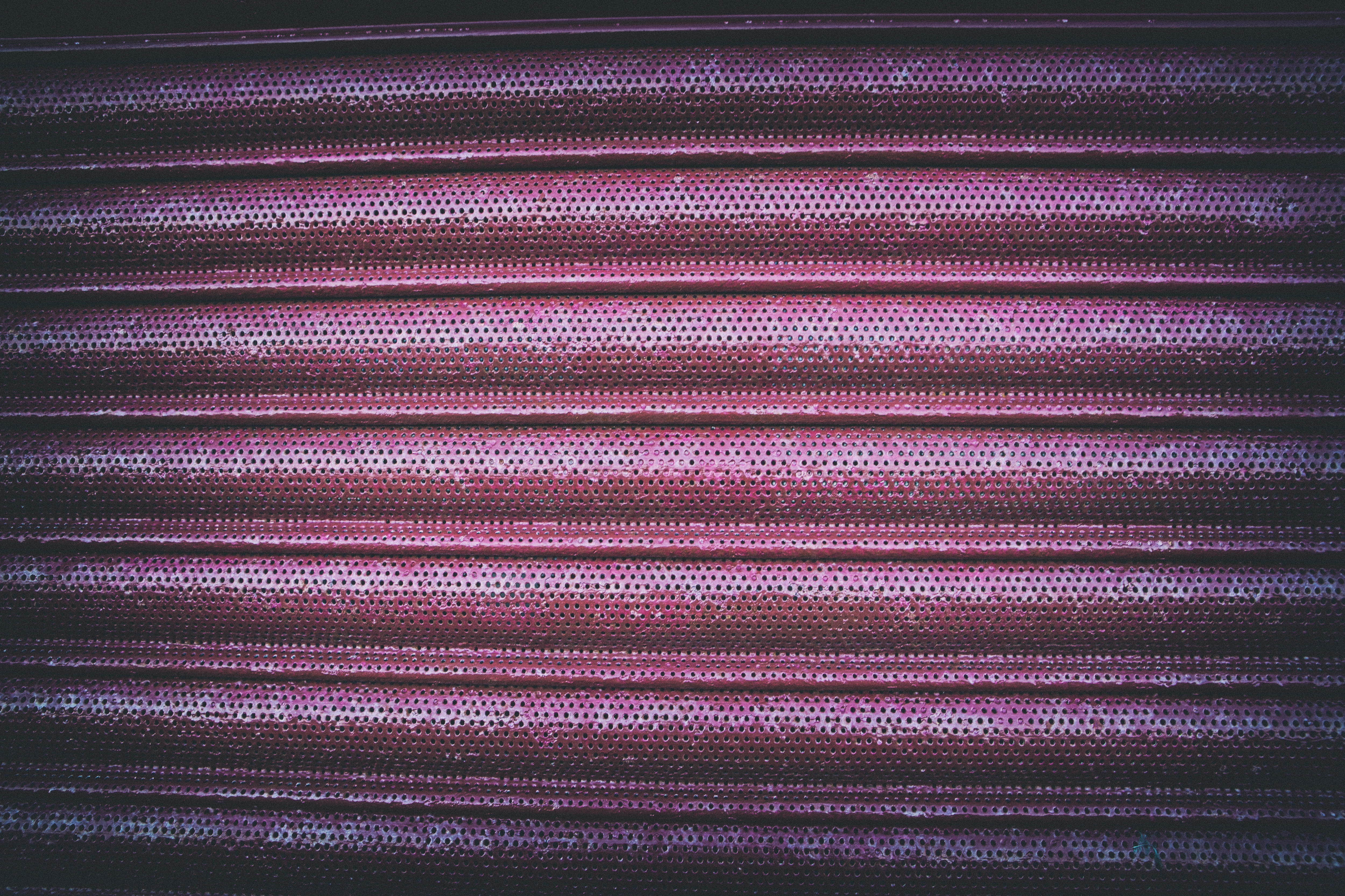 Perforated metal texture
