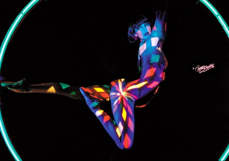Performer in Neon Lights