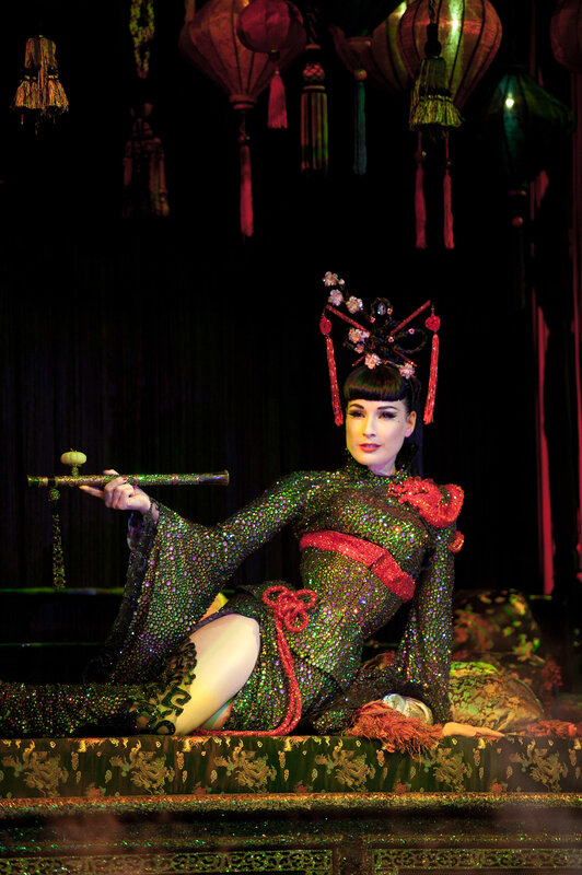 performer in ornate costume