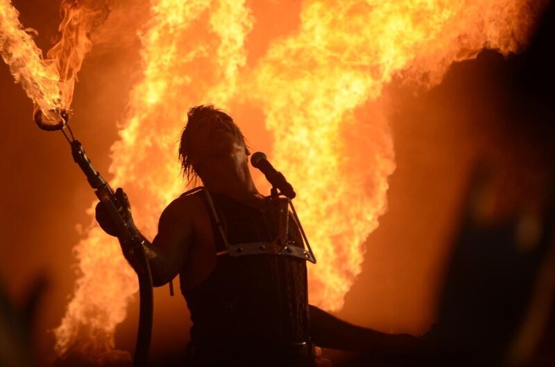Performer with Fire