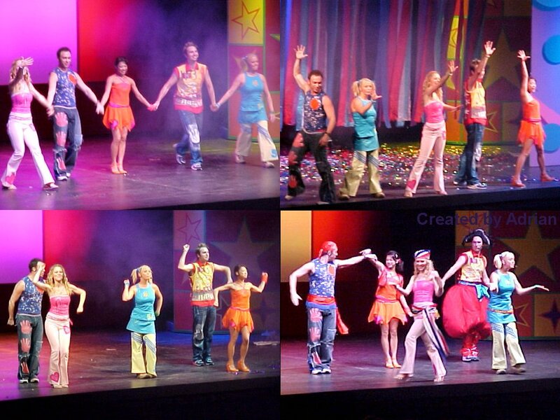 Performers on Stage — Pink, Energetic