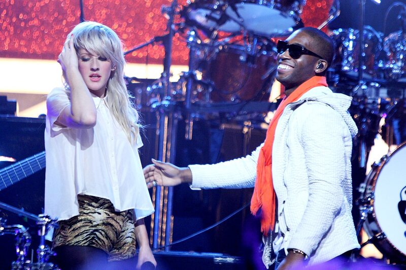 performers on stage together