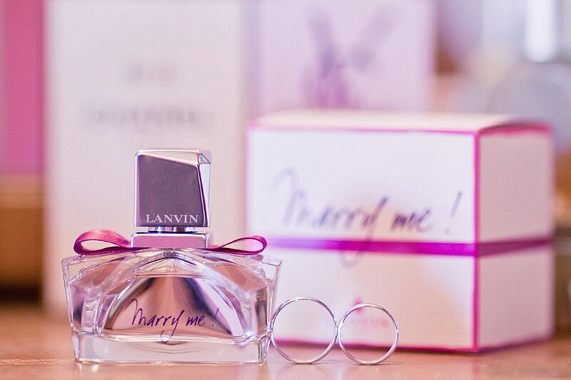 Perfume Bottle and Rings