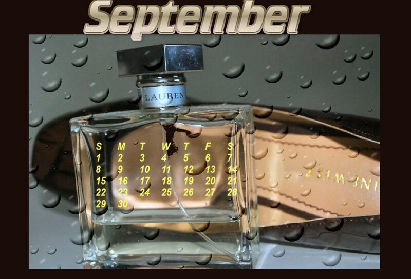 Perfume Bottle Calendar