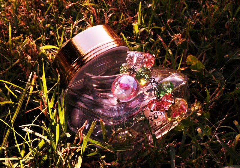 Perfume Bottle in Grass