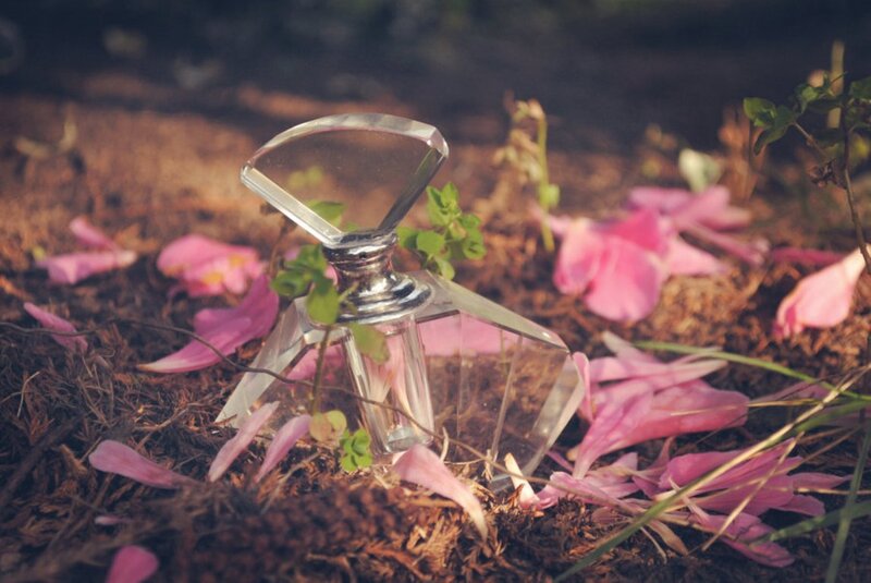 Perfume Bottle on Ground
