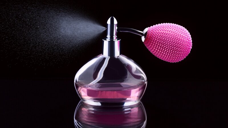 Perfume Bottle Spraying