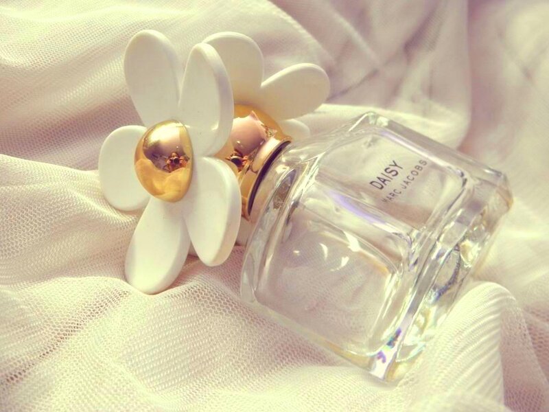 Perfume Bottle with Flower