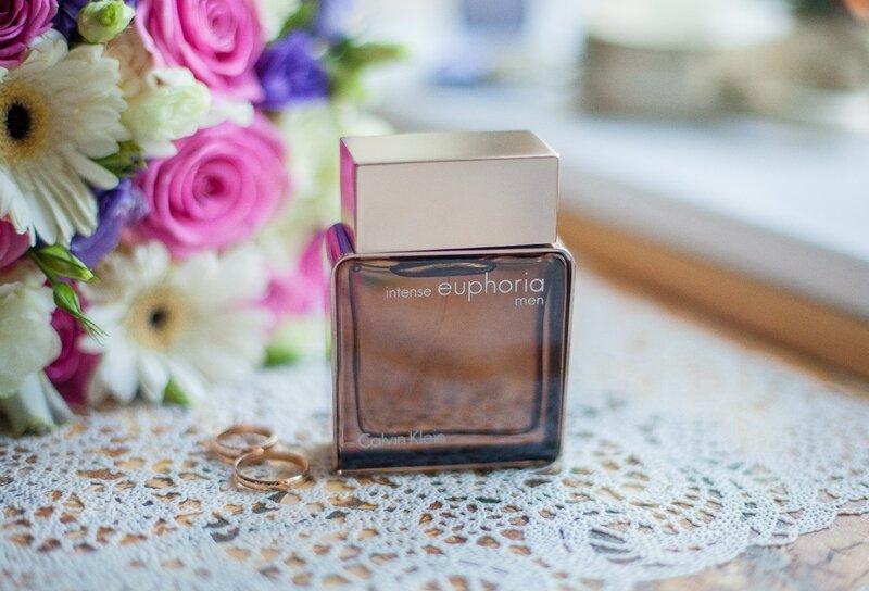 Perfume Bottle with Rings