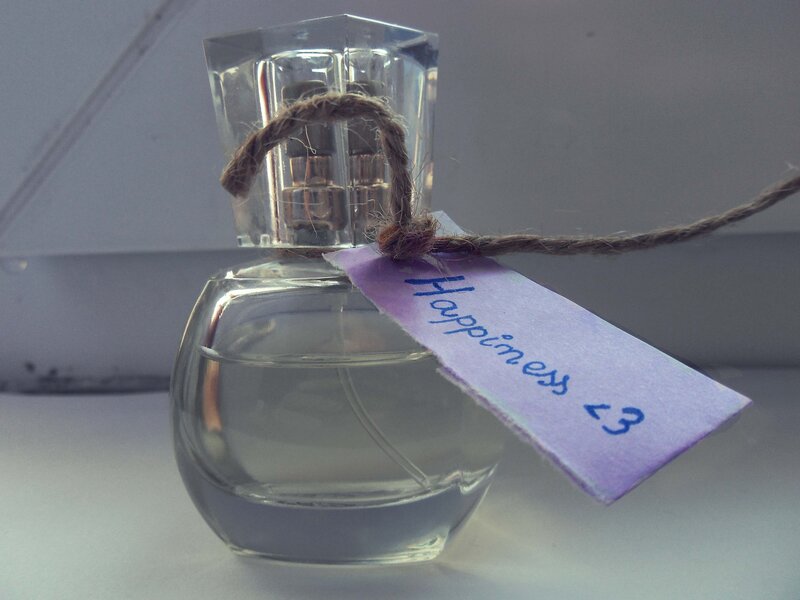 Perfume Bottle with Tag