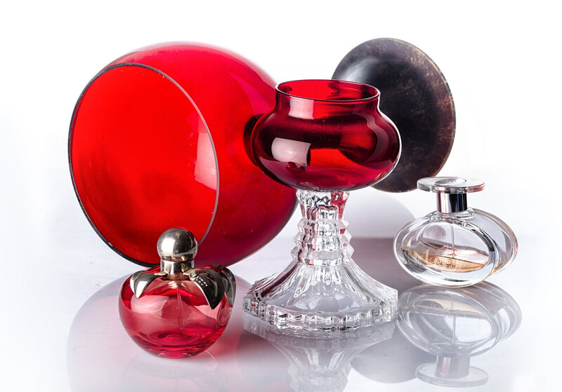Perfume Bottles and Glassware