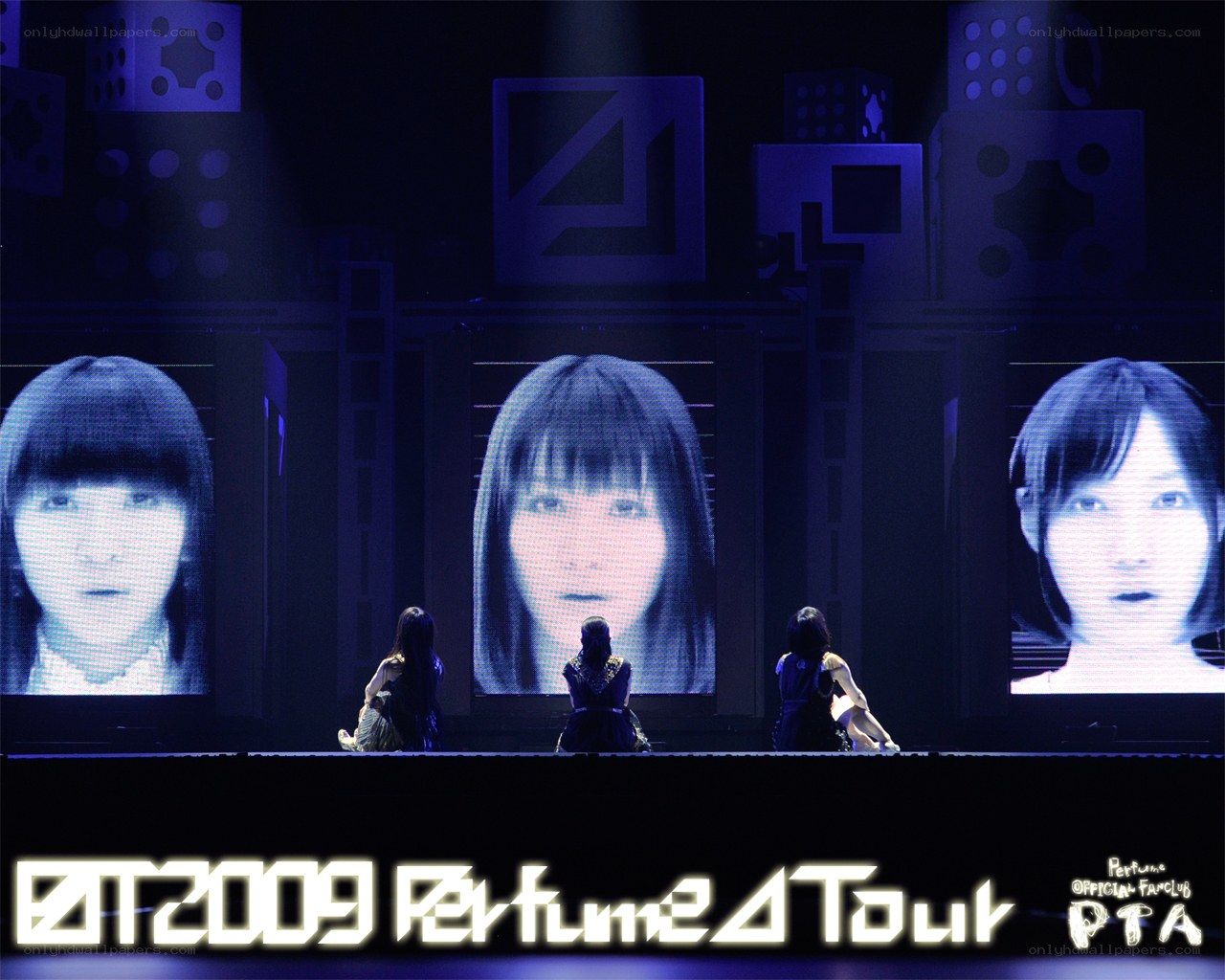 Perfume concert stage