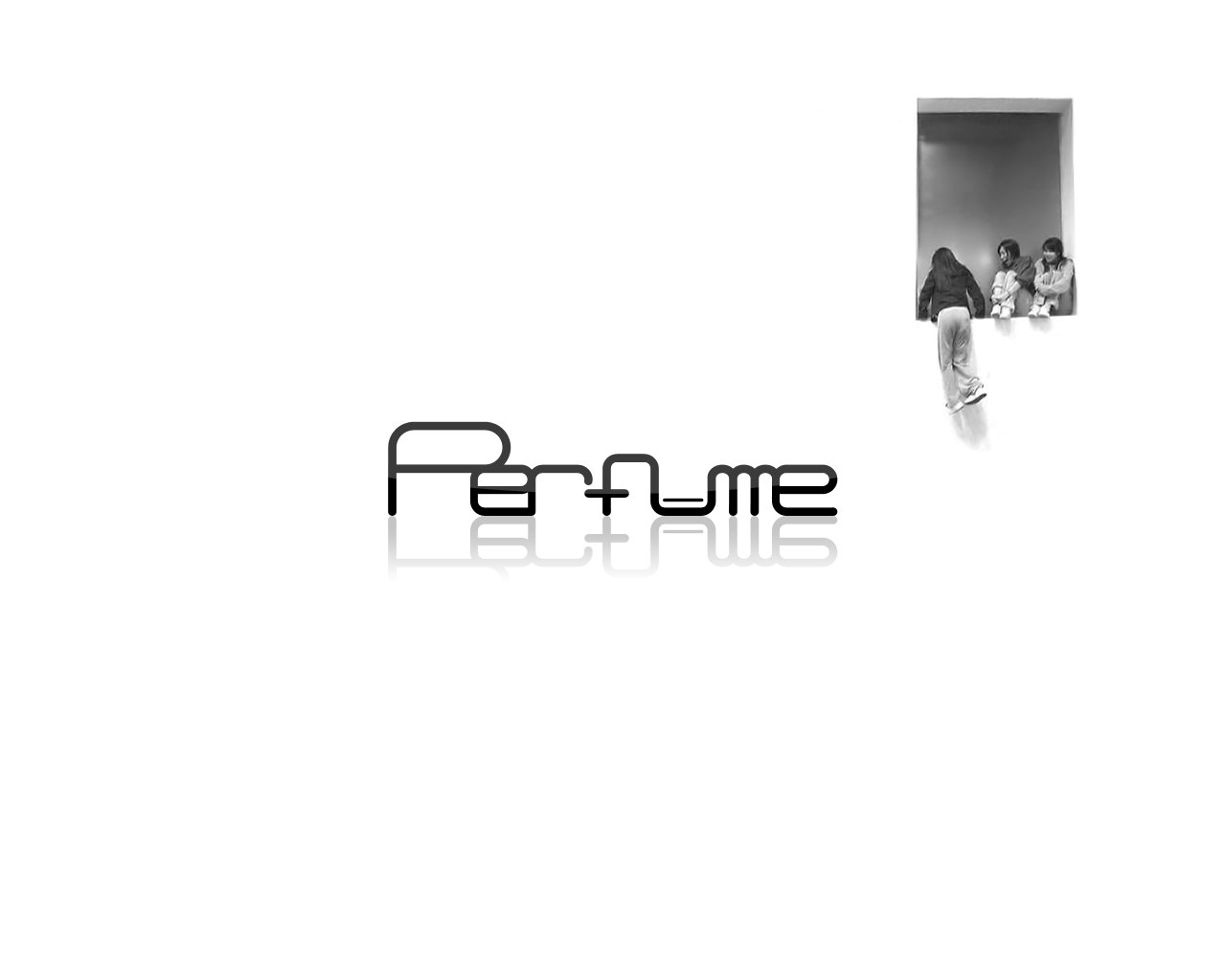 Perfume logo with photo