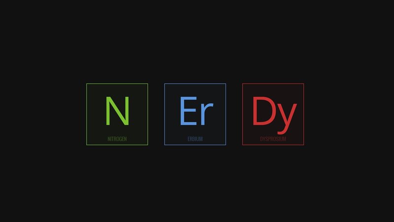Periodic Table Elements — Black