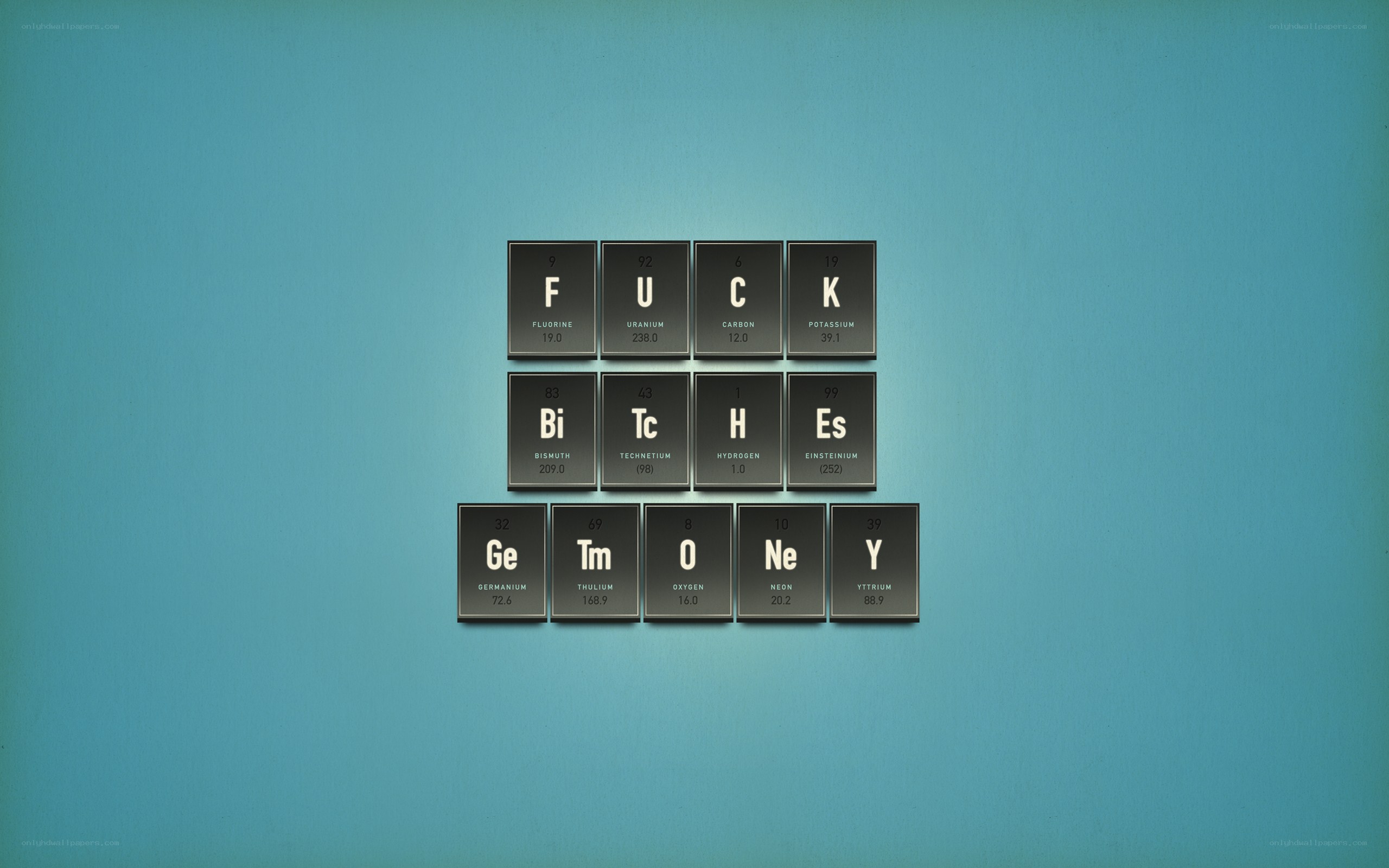 Periodic table word puzzle