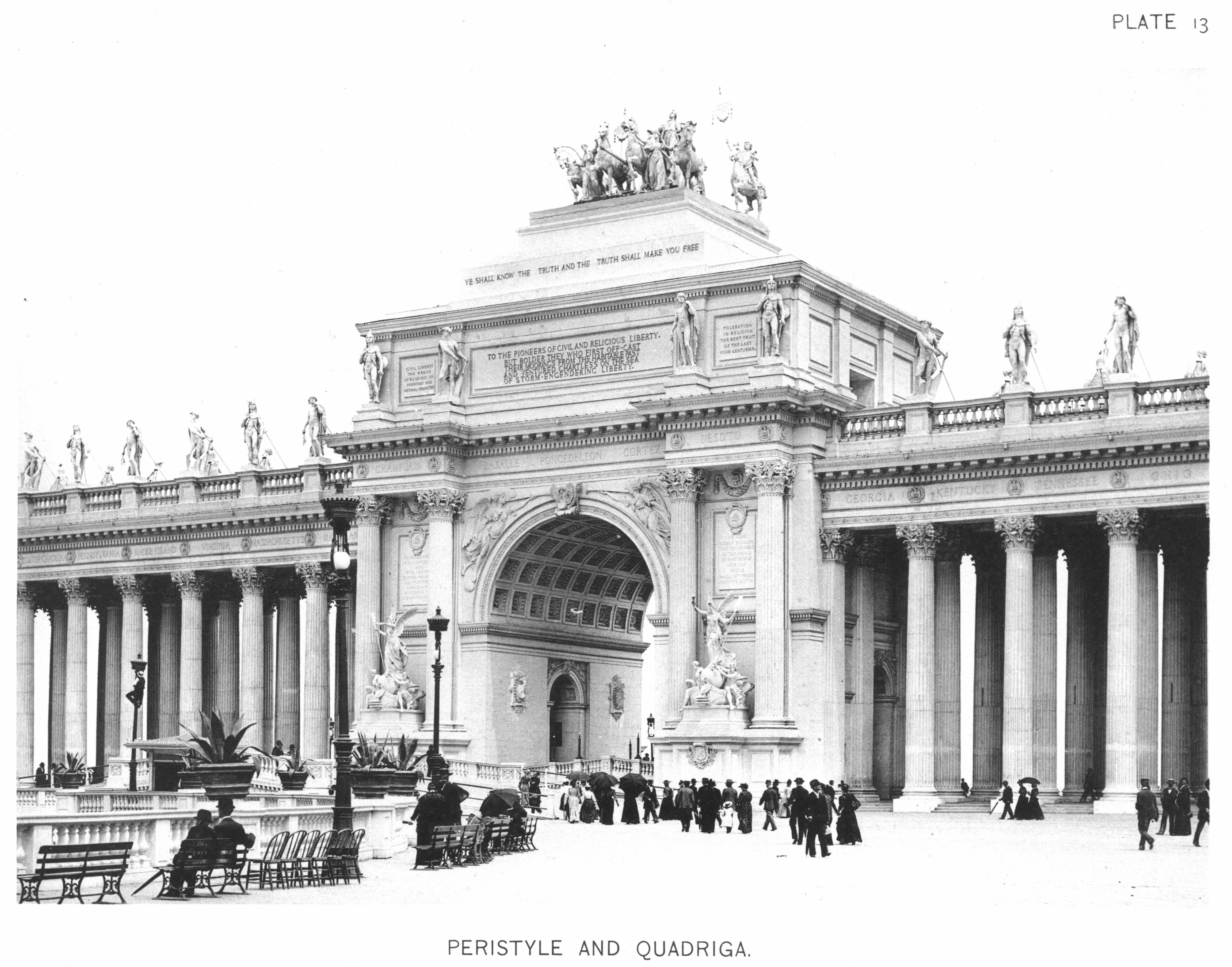 Peristyle and Quadriga
