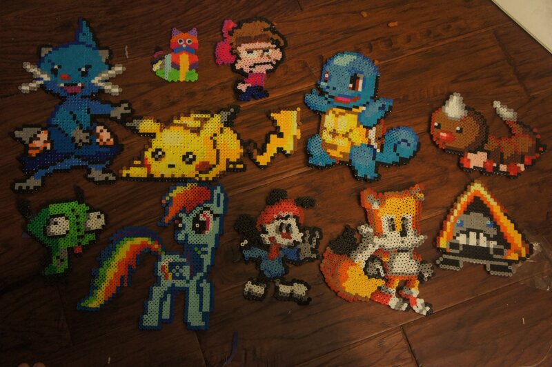 Perler bead character collection